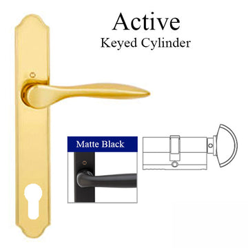 Handleset, New Orleans M1610/374N, Active - Matte Black , 2338275